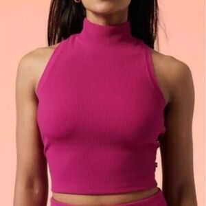Sporty Spice crop top Barbie Girl Gym top size Small EUC